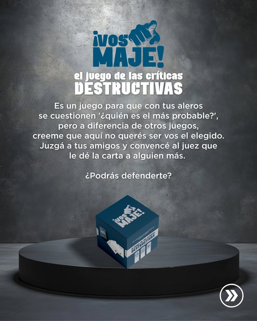 ¡VOS MAJE!