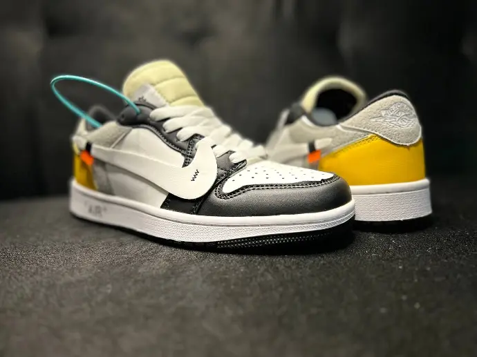 Air Jordan 1 Low Off-White (B/N)